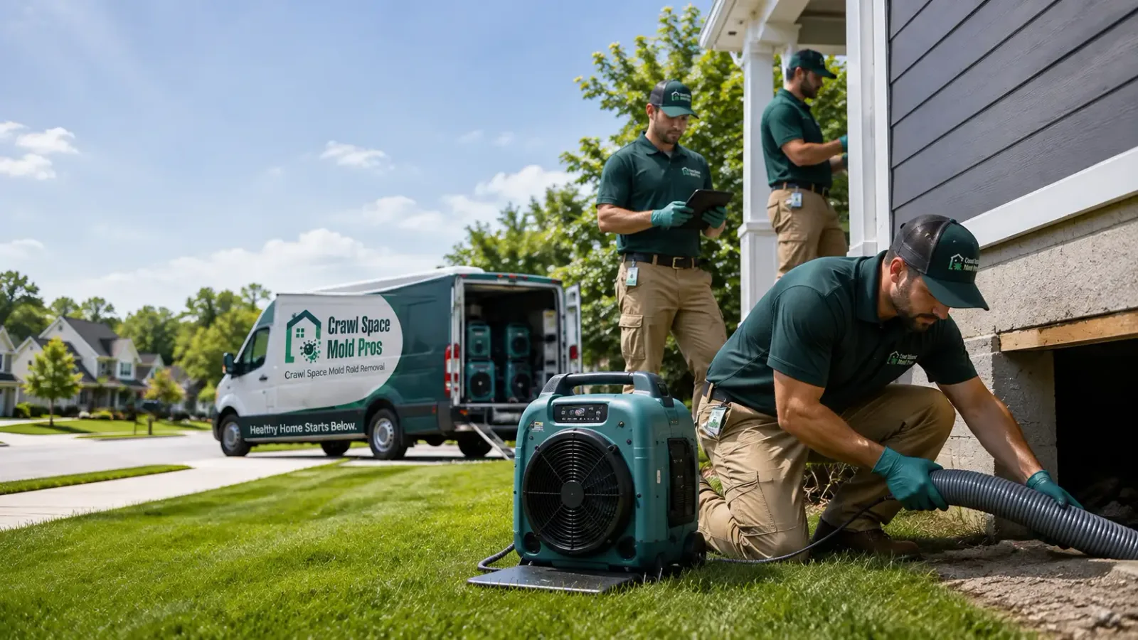 Crawl Space Mold Removal in Platteville, CO